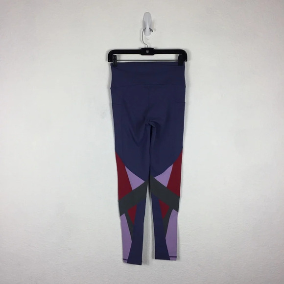 Vie Active Lulu Colorblock High Rise Full Leggings Small - Picture 13 of 14